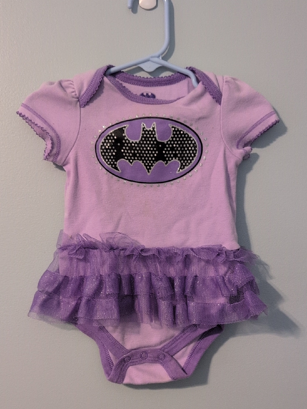 DC Comics Purple Batman Infant Bodysuit